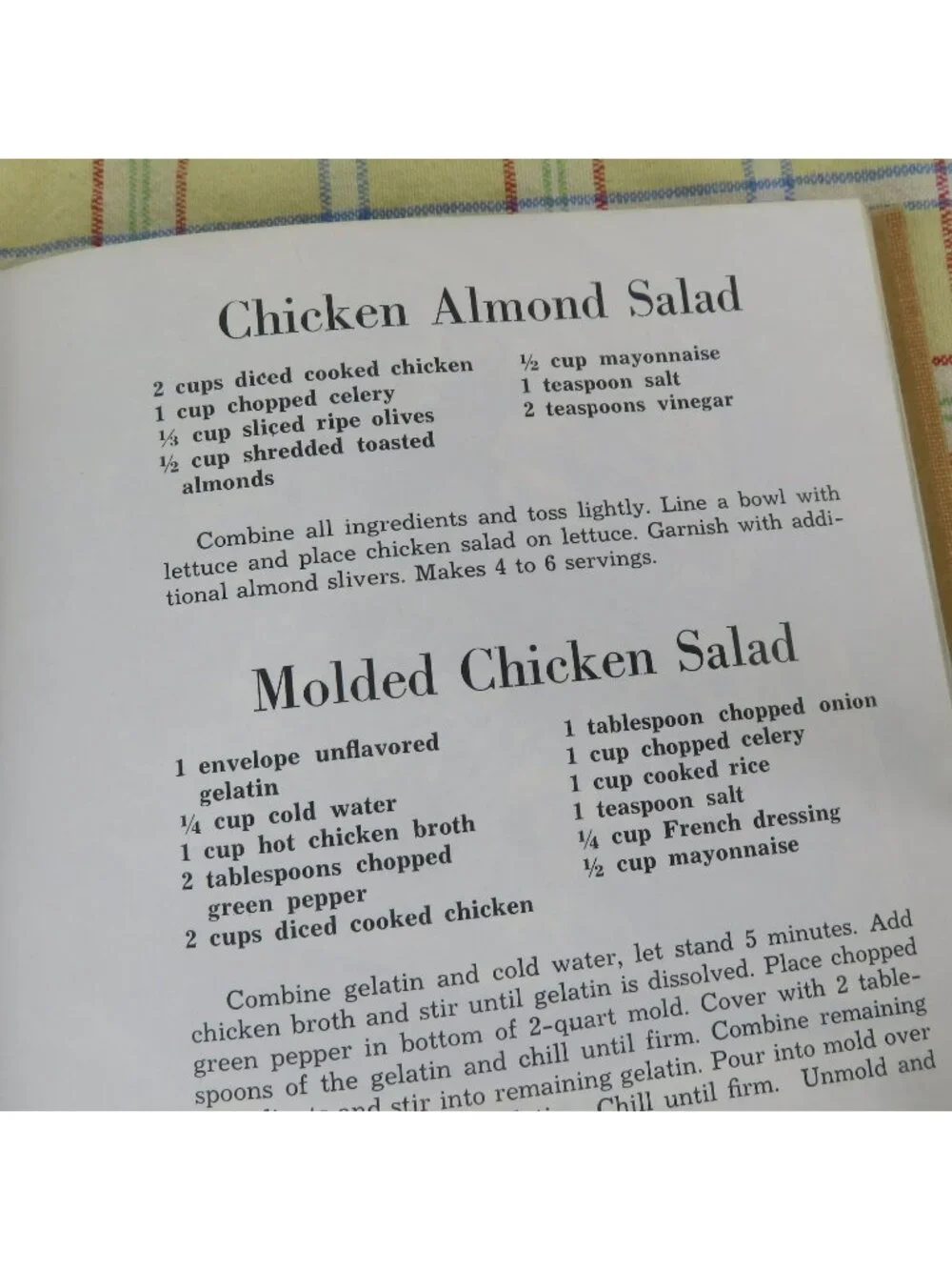 Book of Salads Recipe Book 1959 Cookbook by Hyla O'Connor Arco Do It Yourself